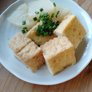 【圧力鍋使用】大根と厚揚げの煮物